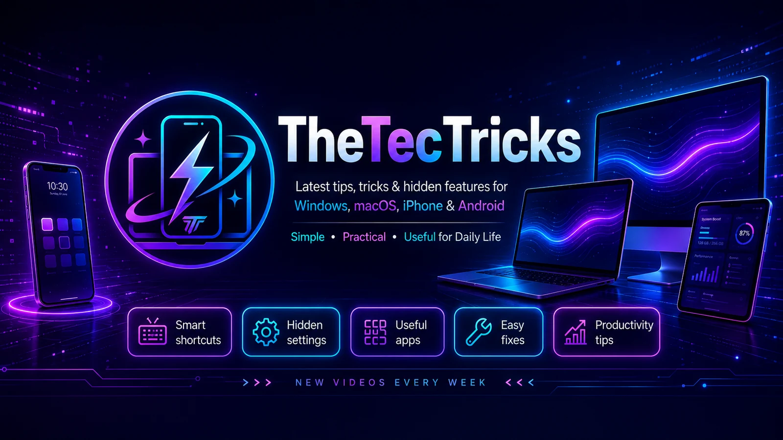 TheTecTricks — Windows, macOS, iPhone and Android tips and tricks